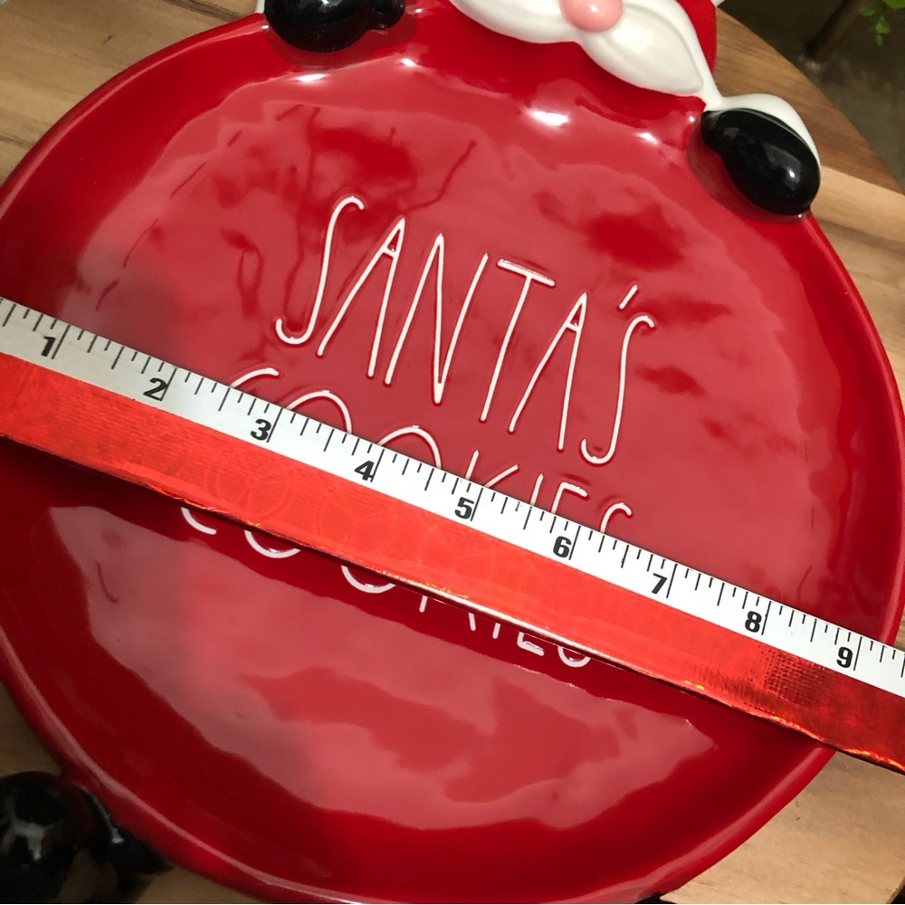 Rae Dunn NWT “Santa’s Cookies”Christmas Plate - Picture 4 of 5